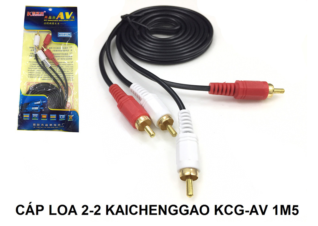 CÁP LOA AV 2->2 - 1.5M KAICHENGGAO (KCG-AV)