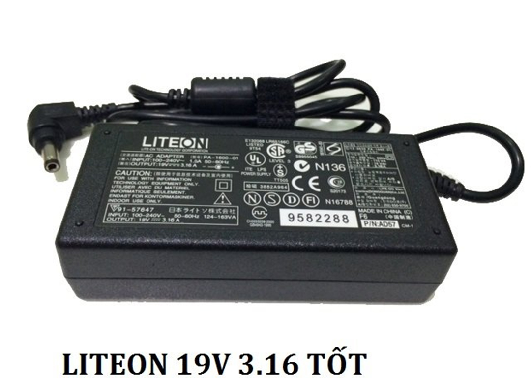 ADAPTER LITEON 19V - 3.16A