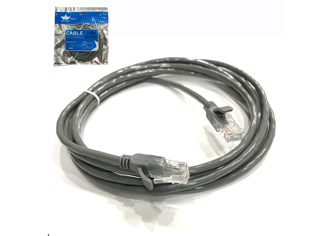 CÁP UTP CAT 5E AD-LINK 3M HIGH SPEED (AD-5003O) XÁM