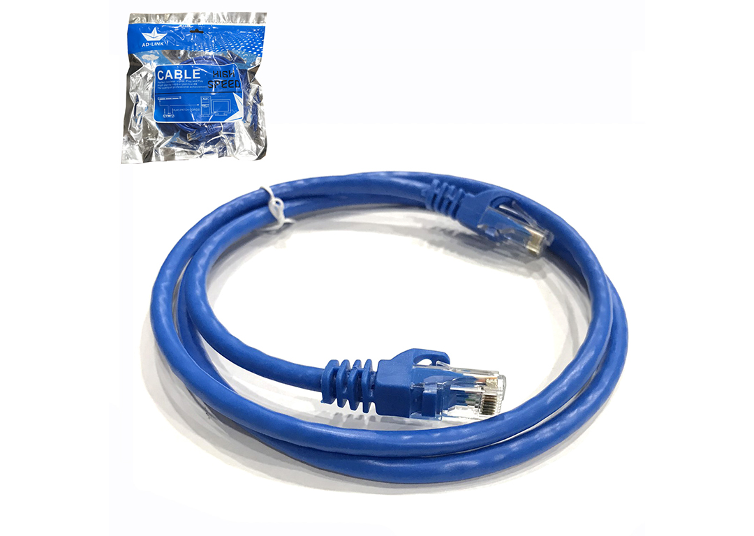 CÁP UTP CAT 6 AD-LINK 1M HIGH SPEED (AD-6001H) XANH