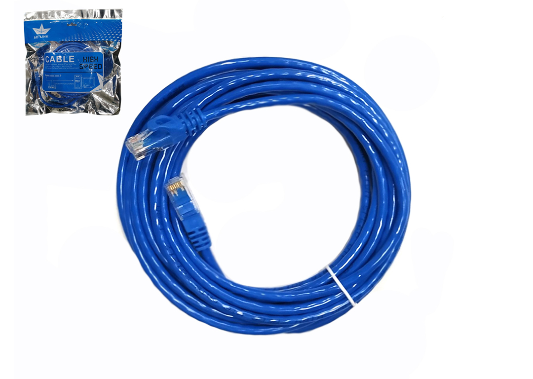 CÁP UTP CAT 6 AD-LINK 5M HIGH SPEED (AD-6005B) XANH