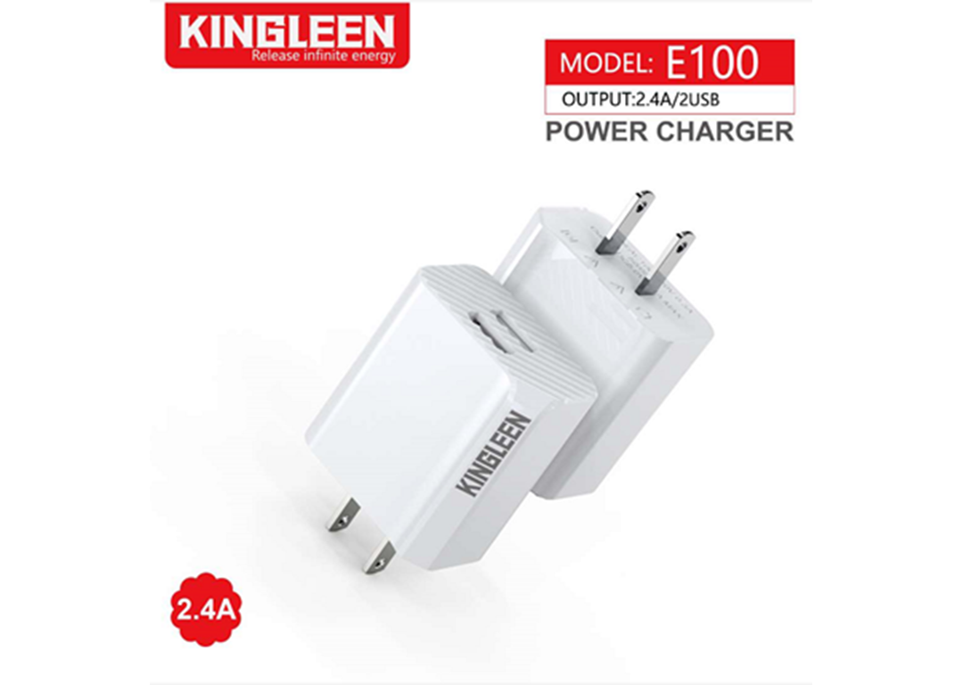 SẠC 2 USB 2.4A KINGLEEN E100