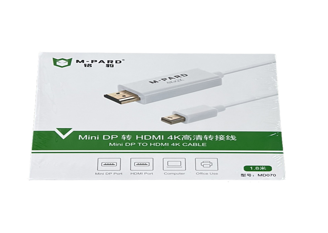 CÁP MINI DISPLAYPORT K-> HDMI 1.8M MD070 M-PARD