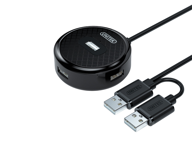 Hub chia 4 cổng USB 2.0 đen/trắng UNITEK H200DBK/H200DWH