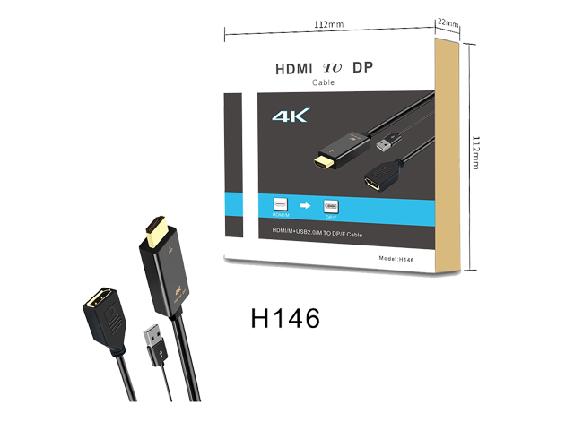 Cáp HDMI + USB 2.0 ra DisplayPort KINGMASTER H146