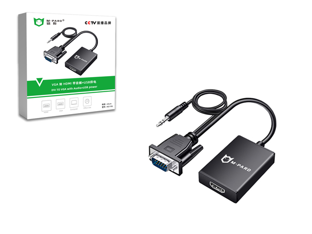 DÂY CÁP CHUYỂN VGA RA HDMI + AUDIO MD108 M-PARD