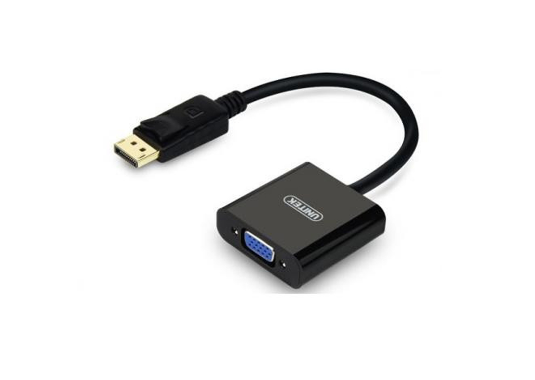 Cáp DP -> VGA UNITEK Y-6339BK