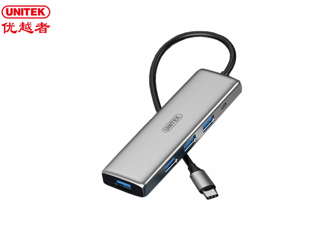 Hub chia 2 trong 1 TYPE-C -> USB 3.0 + MICRO-B UNITEK H104C