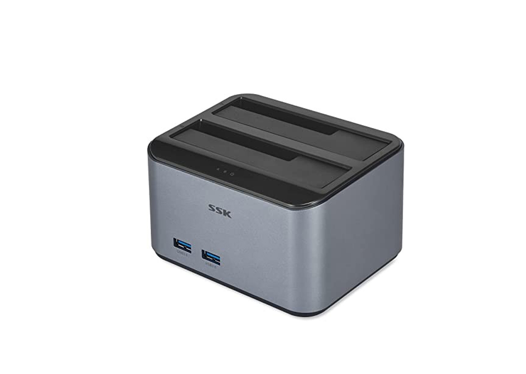 Box đựng ổ cứng USB 3.0 -> SATA III 2.5/3.5 SSK DK108