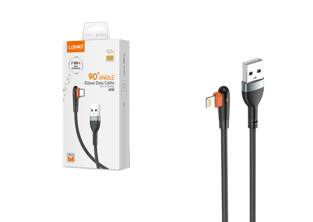 Cáp sạc Lightning 2.4A dài 1m LDNIO LS561