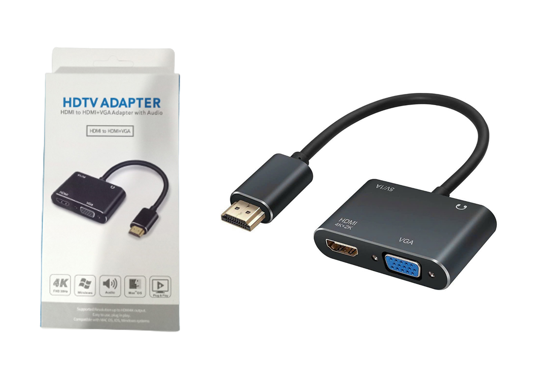 DÂY CÁP CHUYỂN HDMI SANG VGA VÀ AUDIO BX042