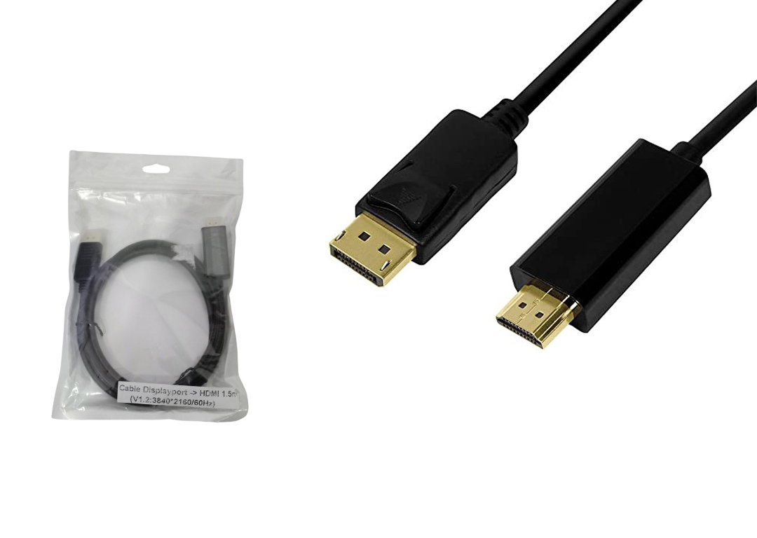 CÁP CHUYỂN DISPLAYPORT RA HDMI  V1.2 (3840*2160/60HZ)