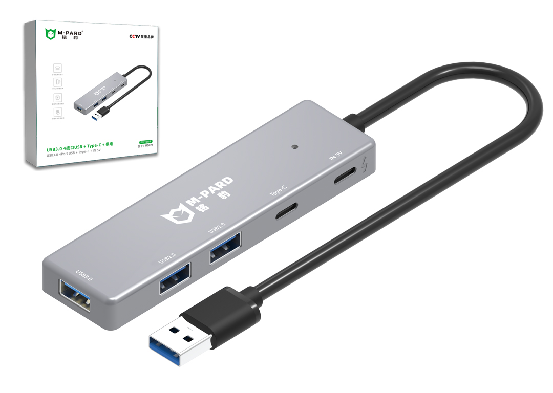 HUB USB 3.0 RA 2 USB VÀ 1 TYPE-C MD074 M-PARD