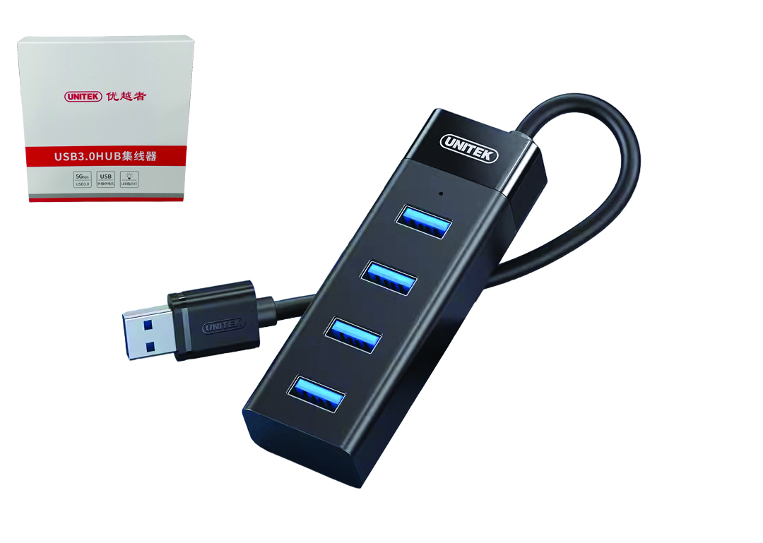 Hub USB 4 cổng UNITEK Y-3098BBK