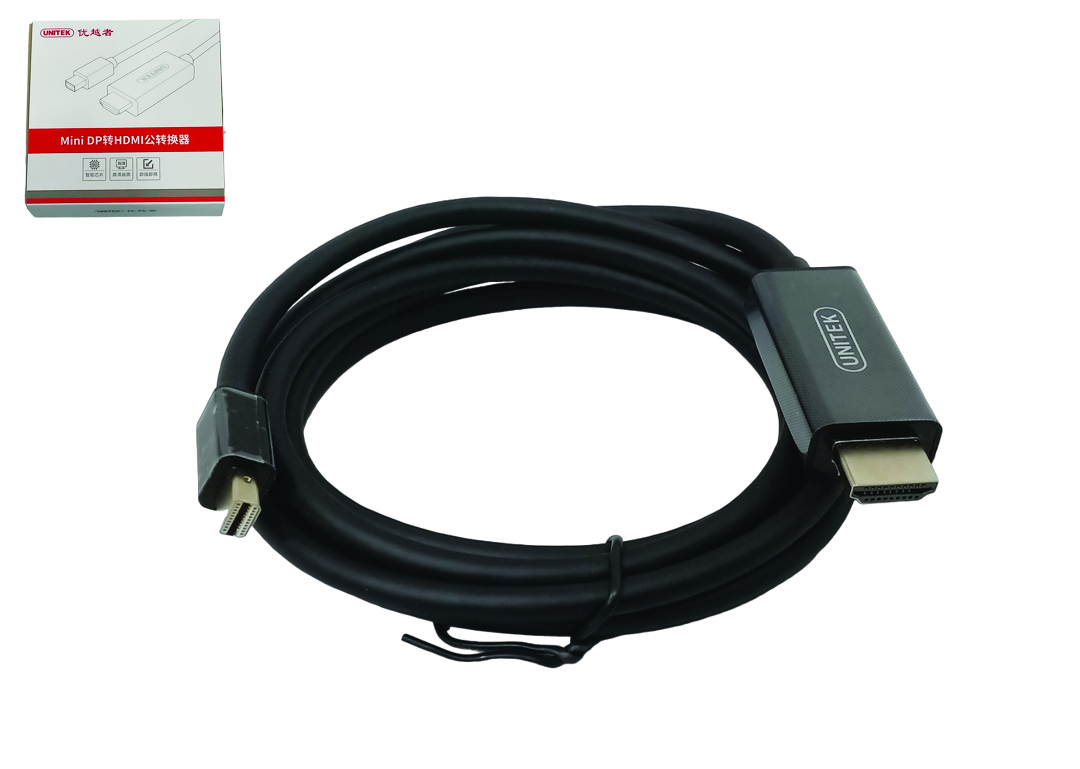 Cáp mini Displayport-> HDMI UNITEK Y-6348BK