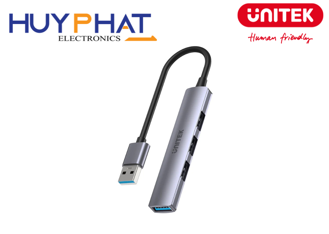 Hub chia USB-A 4 cổng UNITEK H1208A