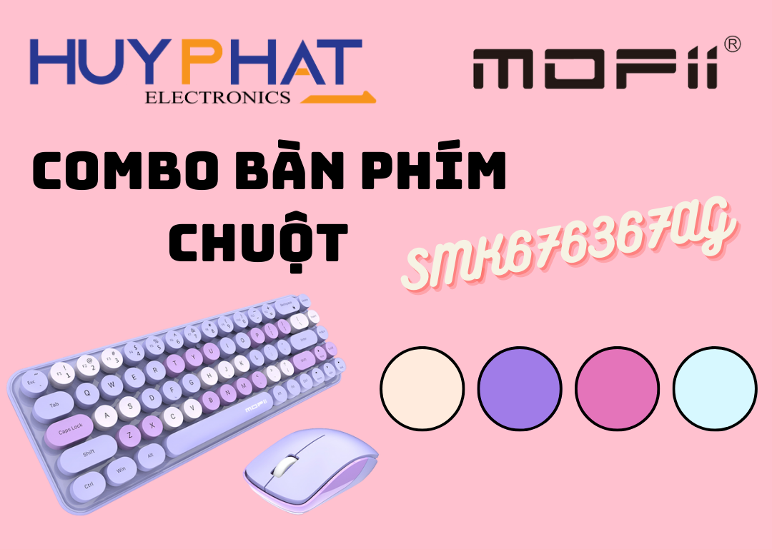 Bàn phím và chuột không dây MOFII SMK676367AG