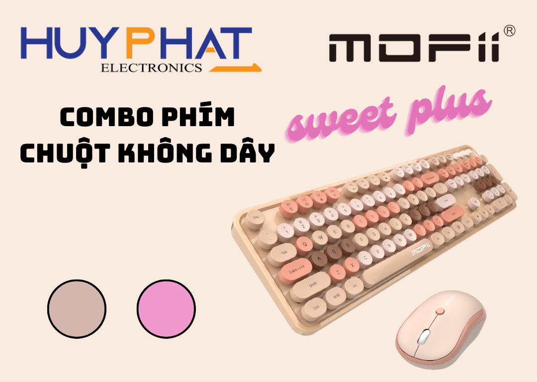 Bàn phím và chuột không dây MOFII SWEET PLUS