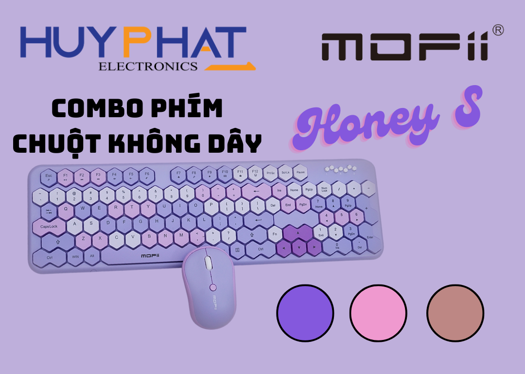 Bộ bàn phím và chuột không dây MOFII HONEY S