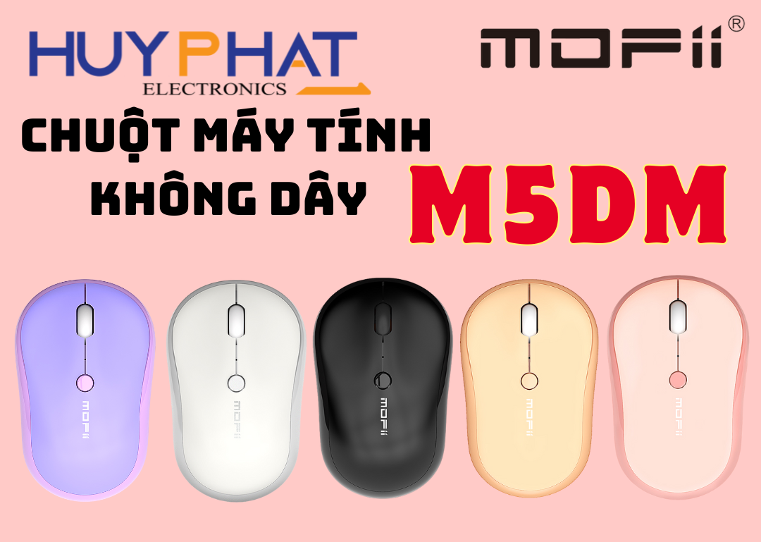 Chuột máy tính không dây MOFII M5DM