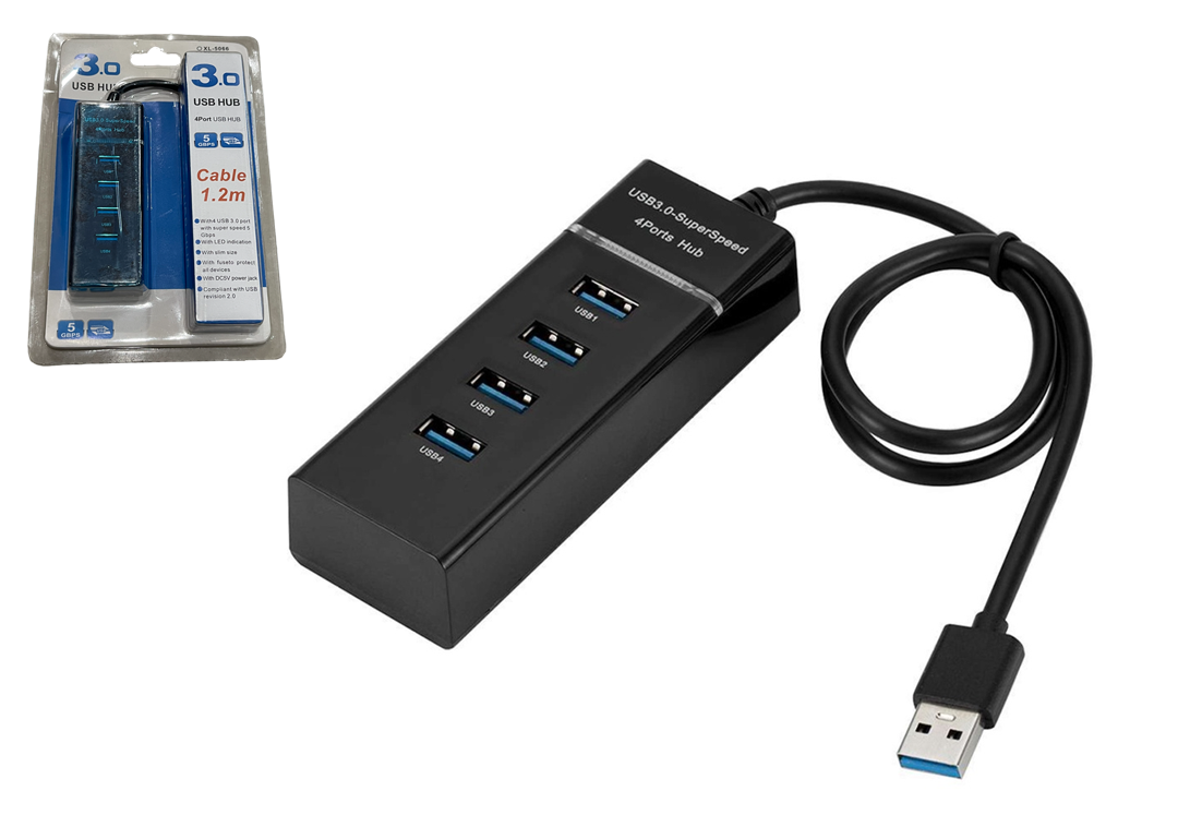 HUB CHUYỂN ĐỔI 1 RA 4 CỔNG USB XL-5066