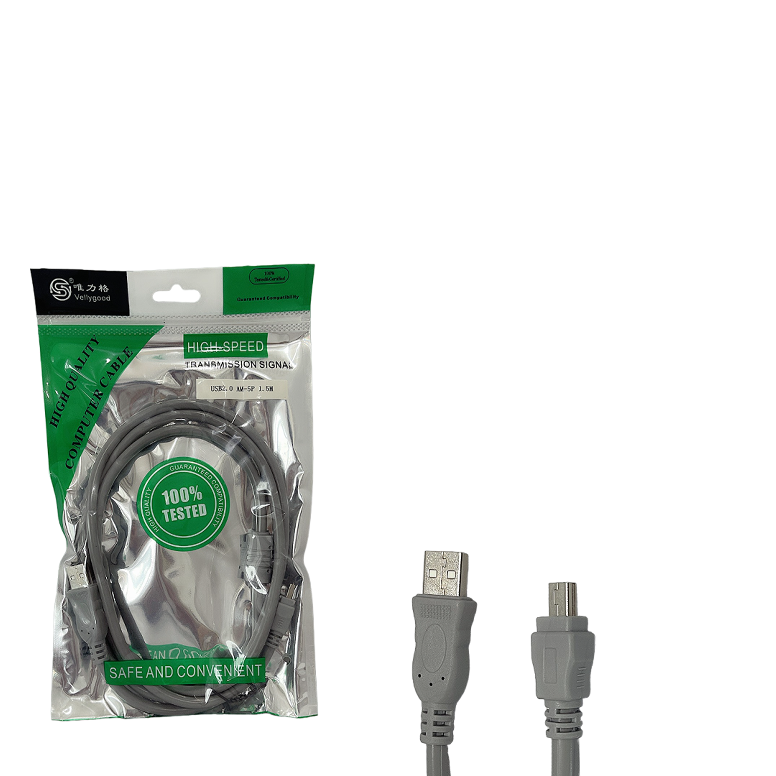 CÁP CHUYỂN CỔNG USB RA CỔNG HÌNH THANG VELLYGOOD