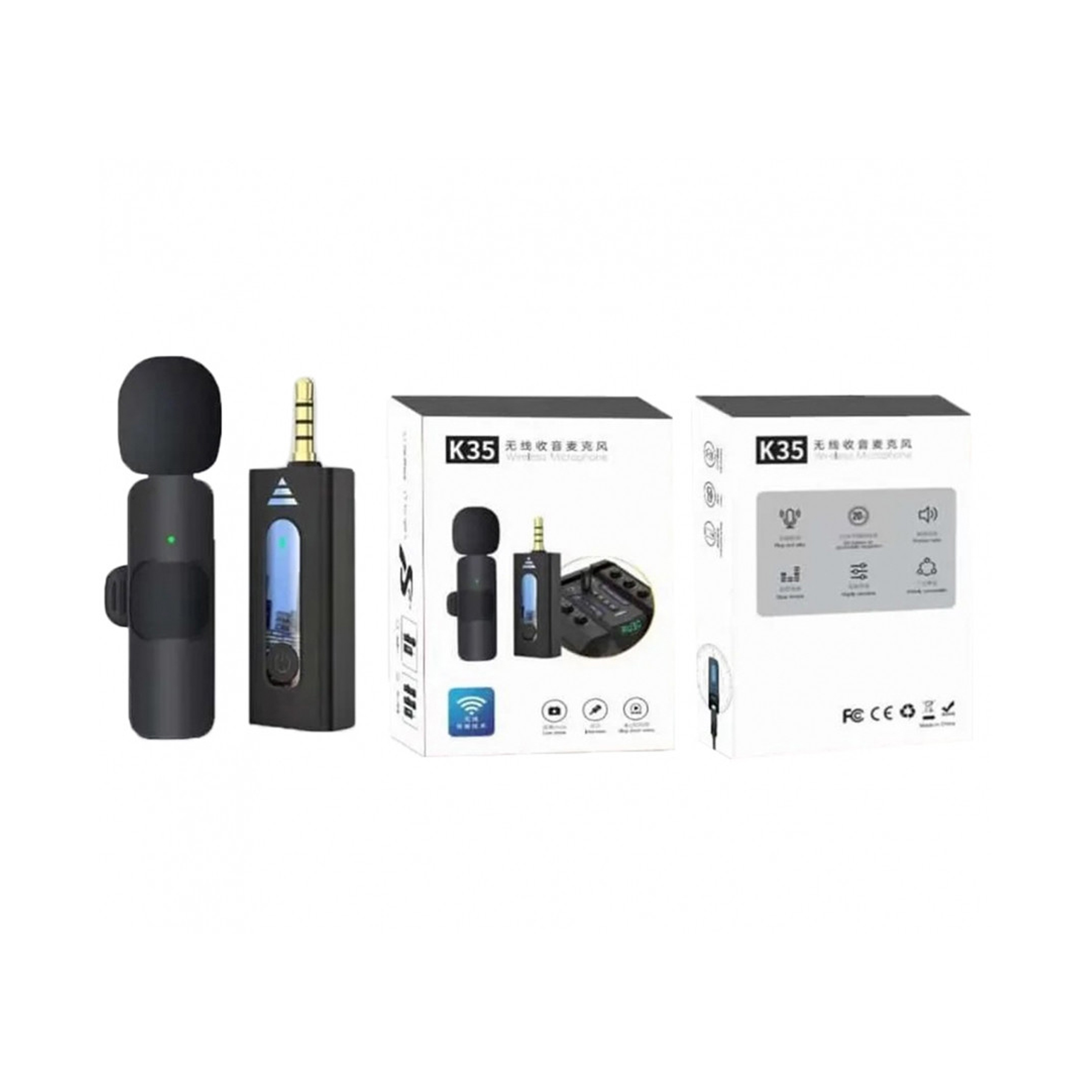 MICROPHONE KẸP ÁO KHÔNG DÂY 1 MICRO K35-1