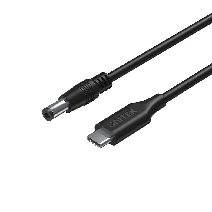 Cáp sạc USB C sang DC 65W Jack DC 5,5 x 2,5 mm cho Toshiba, Asus và các máy tính xách tay khác C14116BK-1.8M