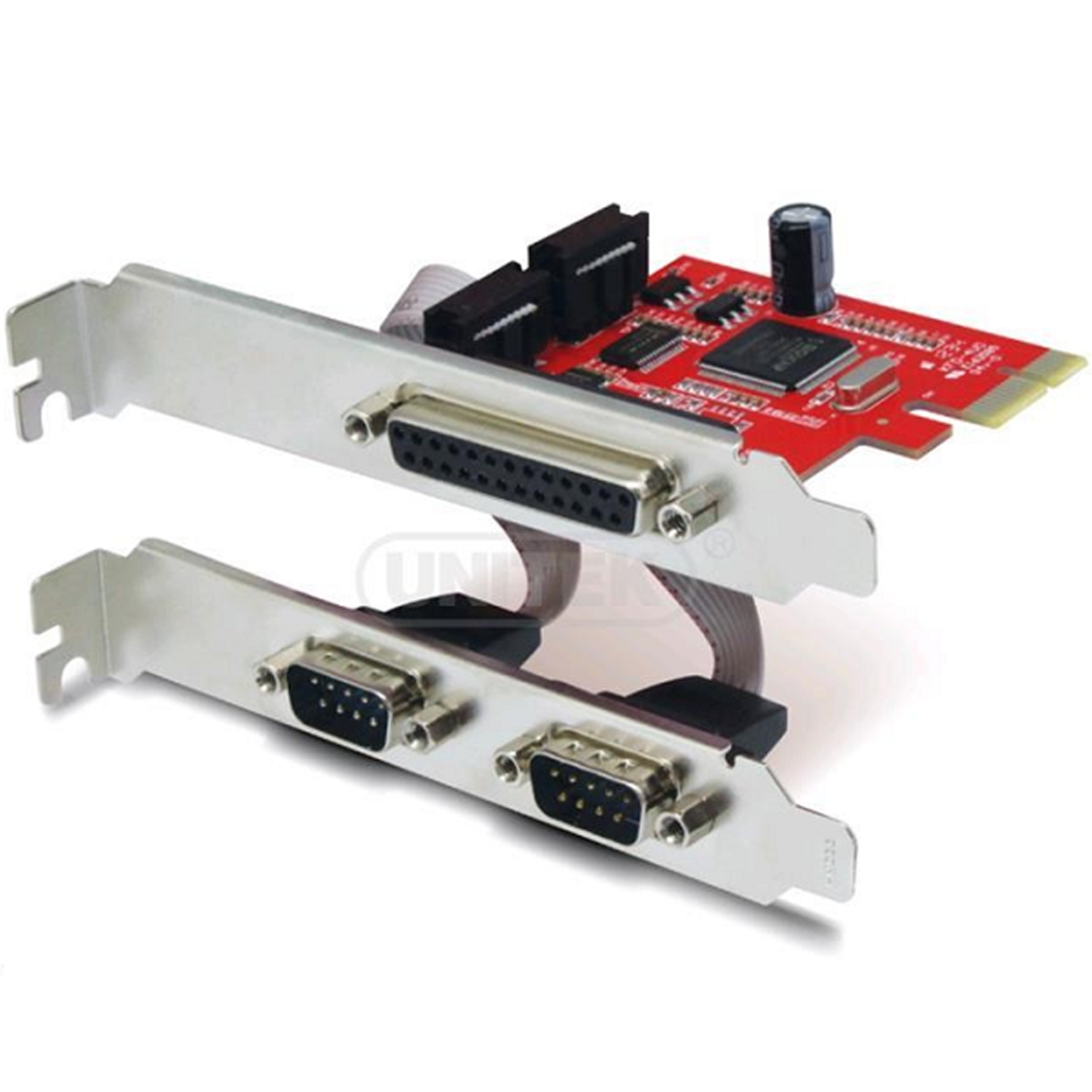 card PCI -> com 25 + 2 com 9 express UNITEK Y-7508A