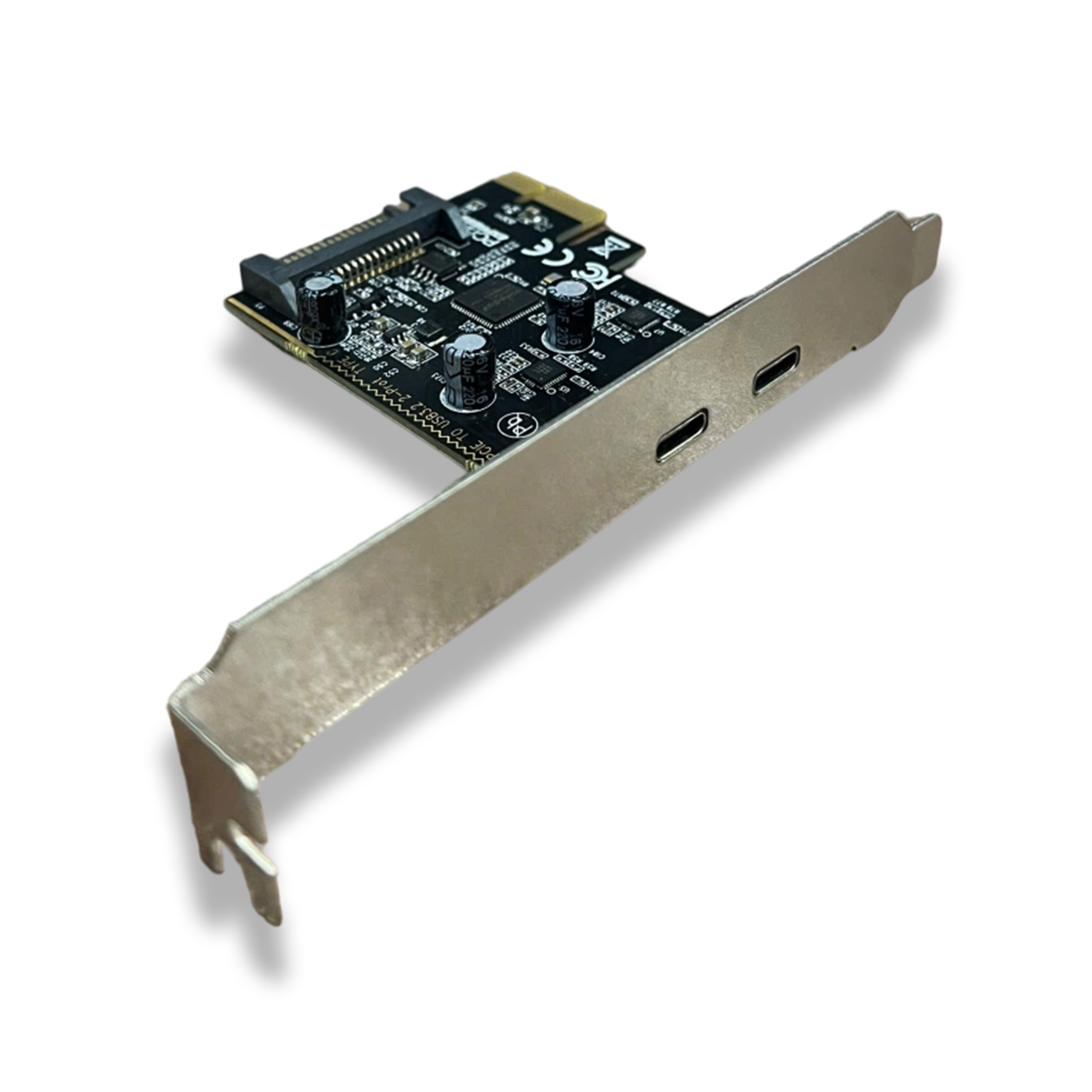 Card chuyển đổi PCIe ra 2 cổng Type-C EZHOU