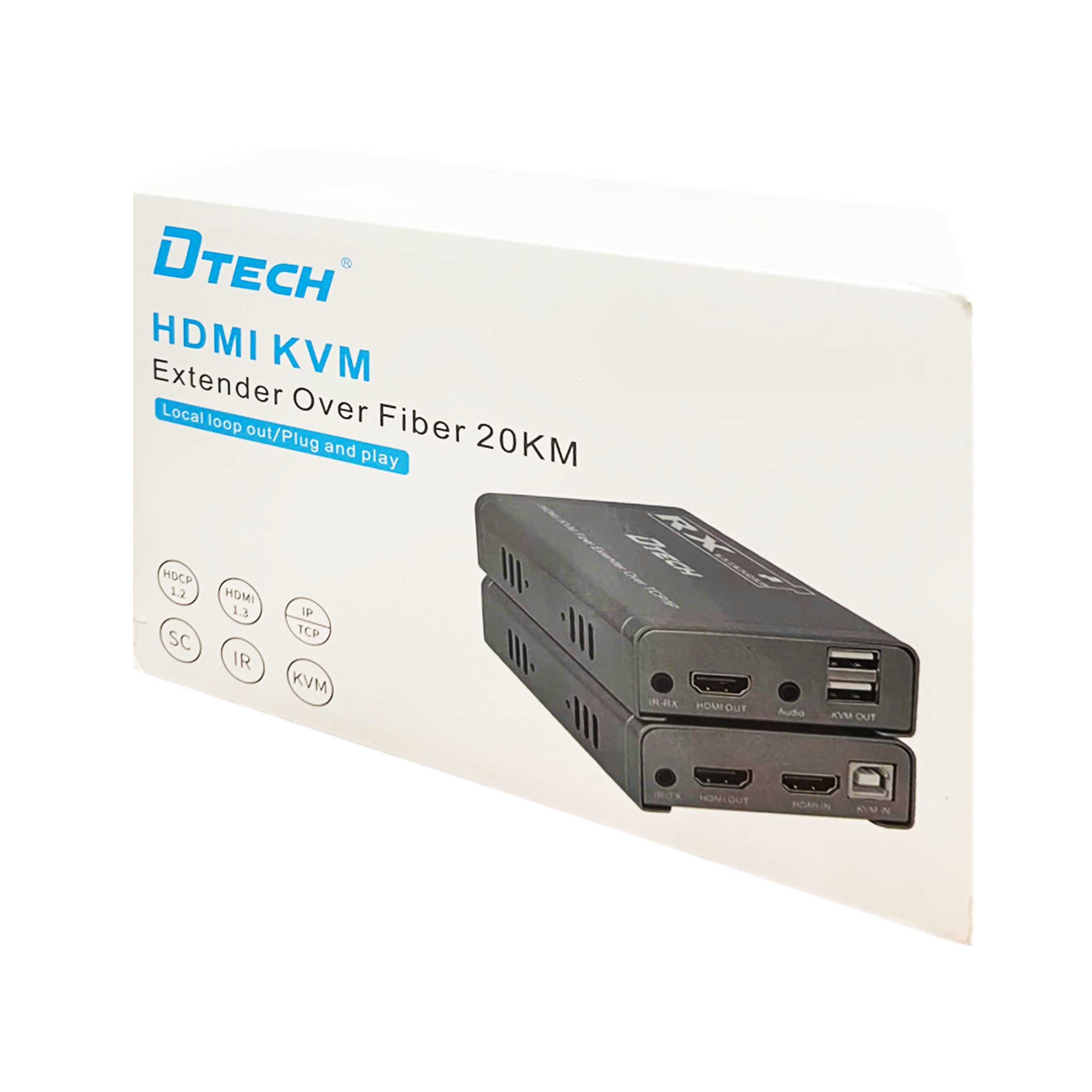 Bộ mở rộng HDMI KVM lên đến 20KM DTECH DT-7059W