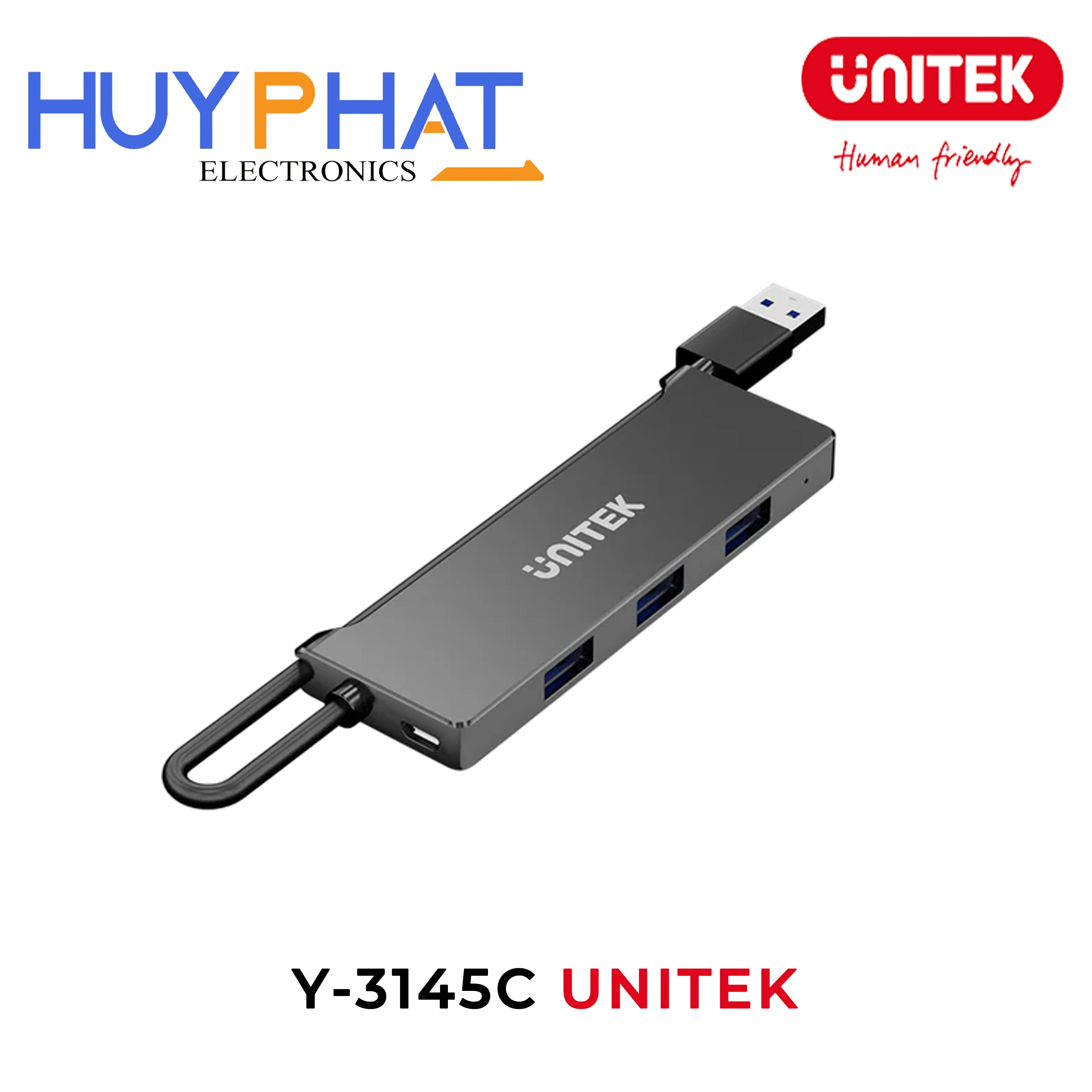 Hub USB 4 cổng 5Gbps UNITEK Y-3145C