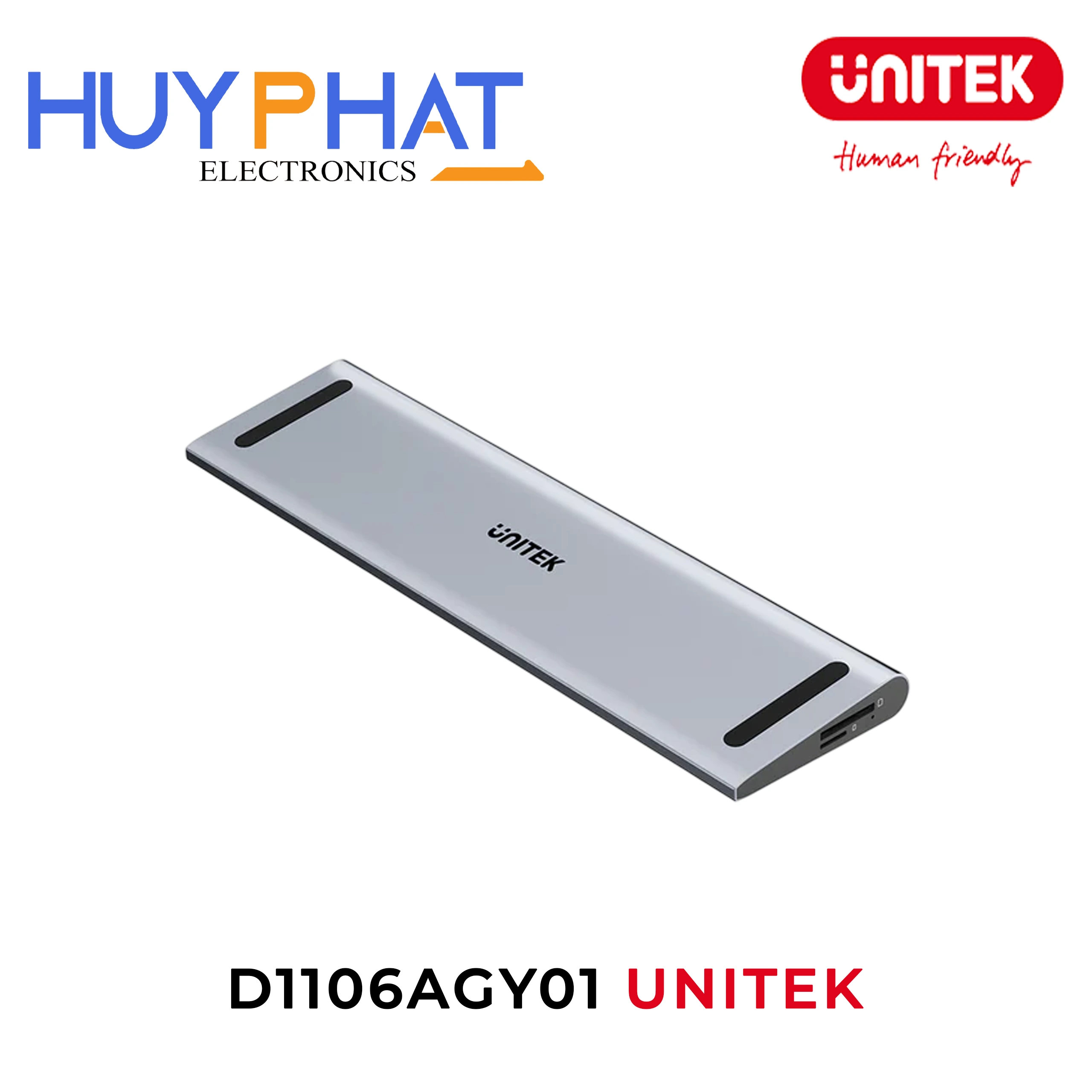 Bộ chuyển đổi KVM 4K UNITEK D1106AGY01