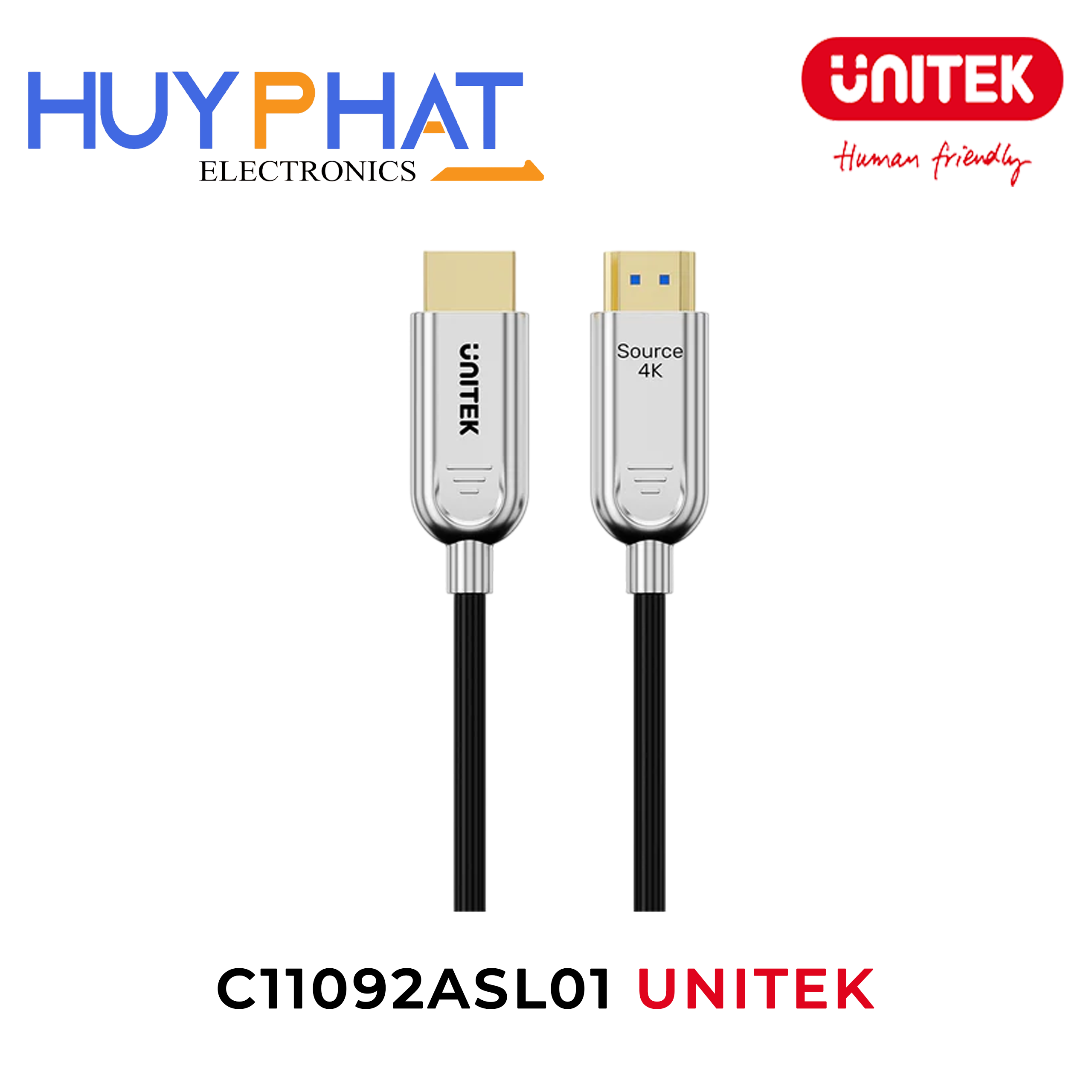 Cáp quang HDMI 4K dài đến 100M UNITEK C11092ASL01