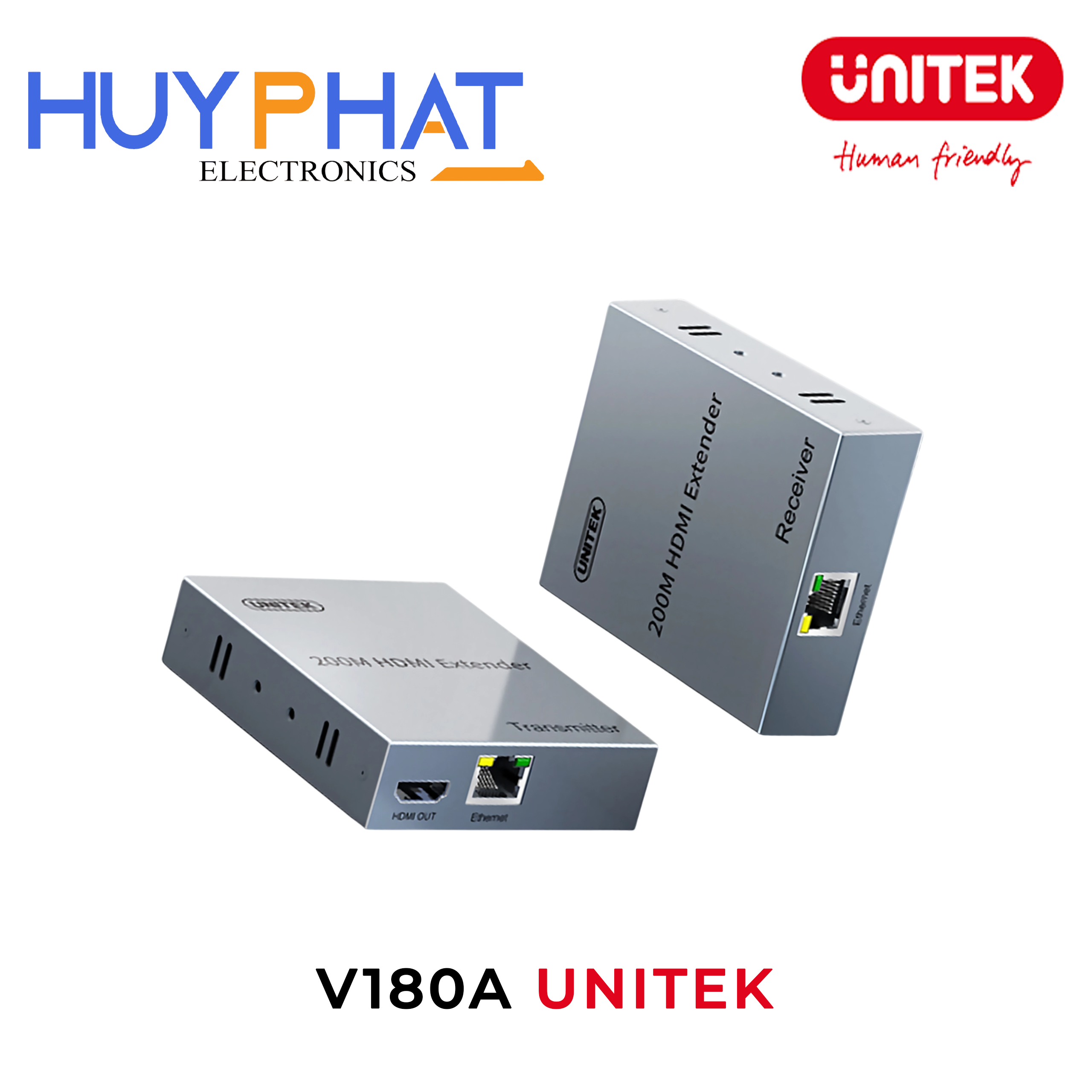 Bộ mở rộng HDMI 1080p@60Hz đơn UNITEK V180A