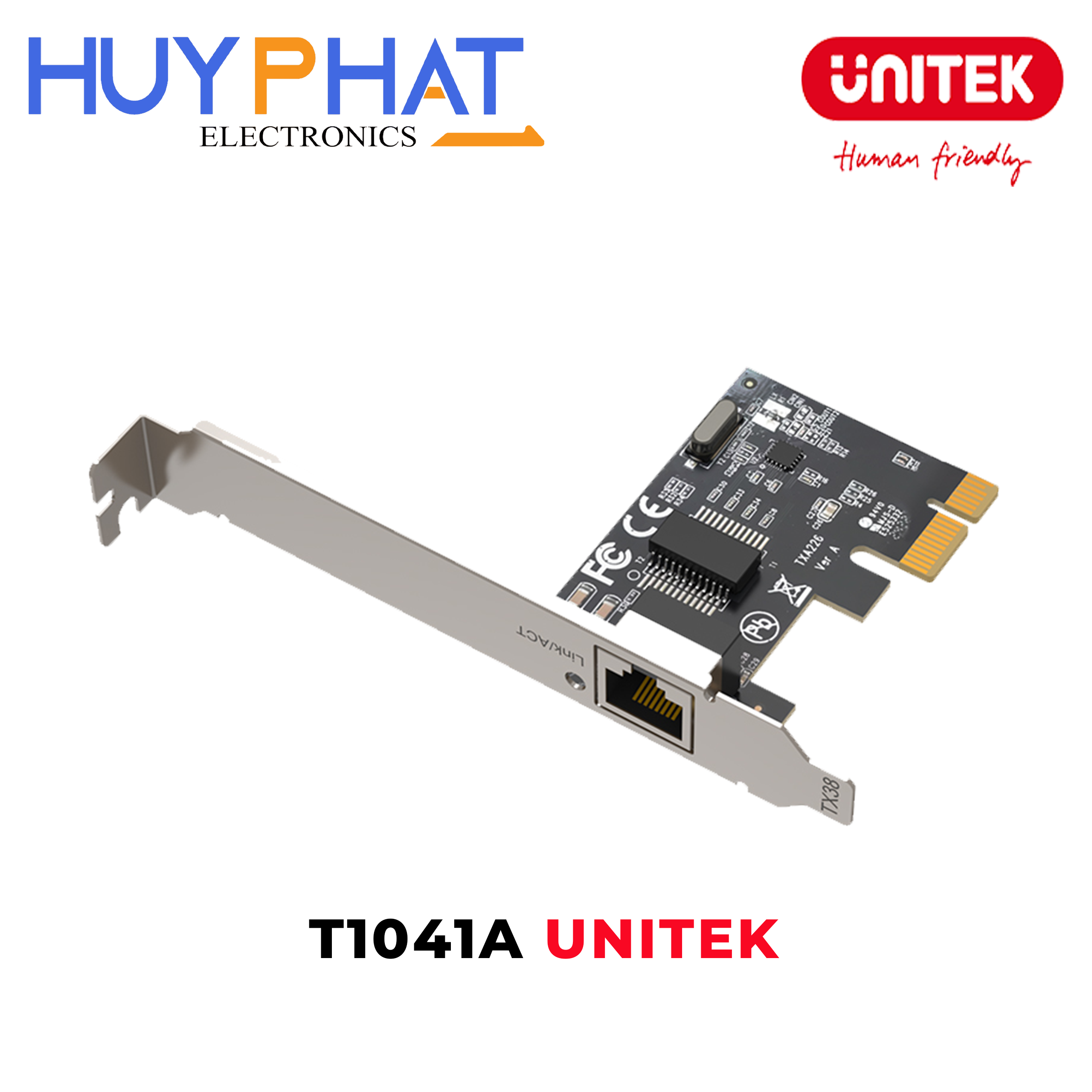 Card PCI-E cổng LAN UNITEK T1041A