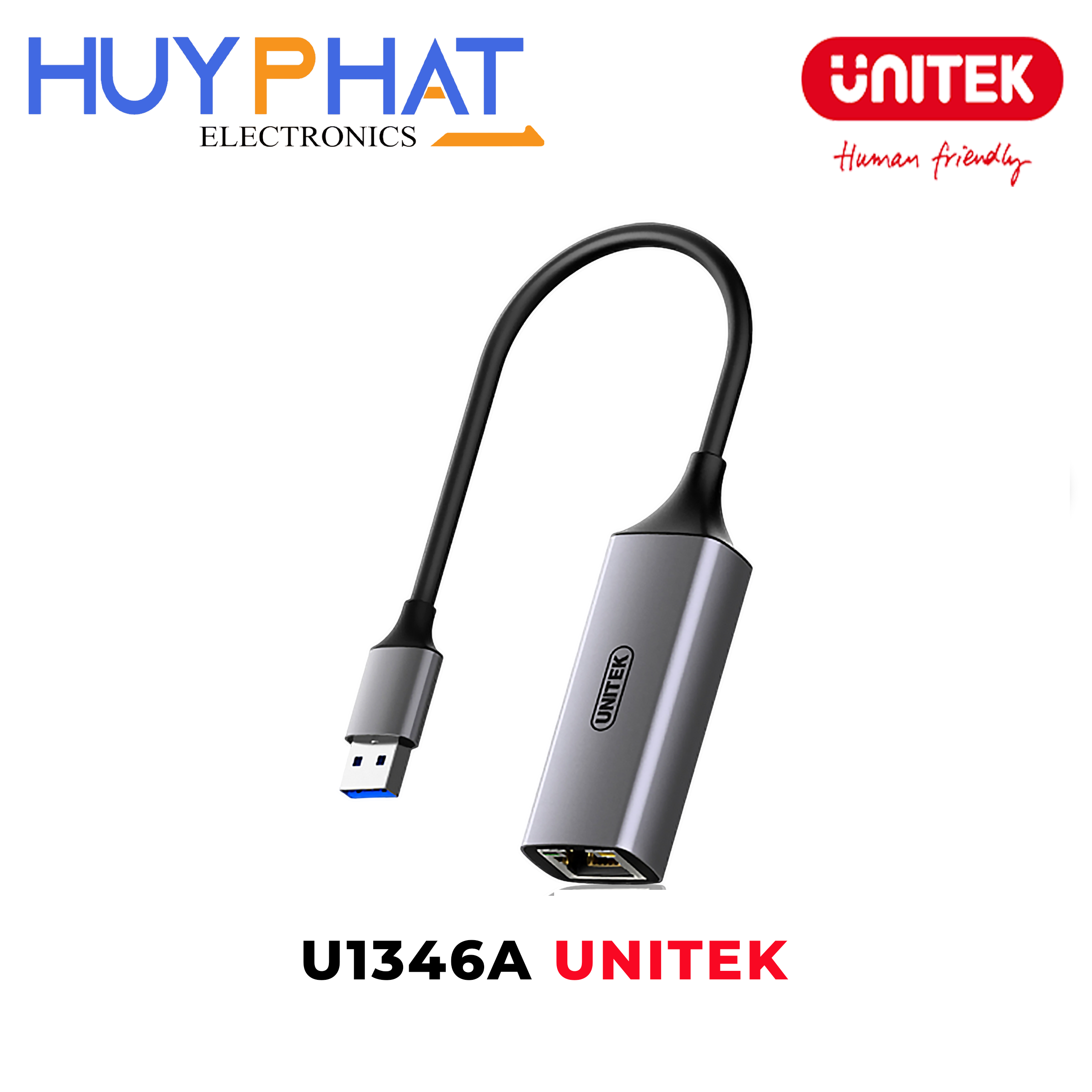 Cáp chuyển đổi USB3.0 -> LAN UNITEK U1346A
