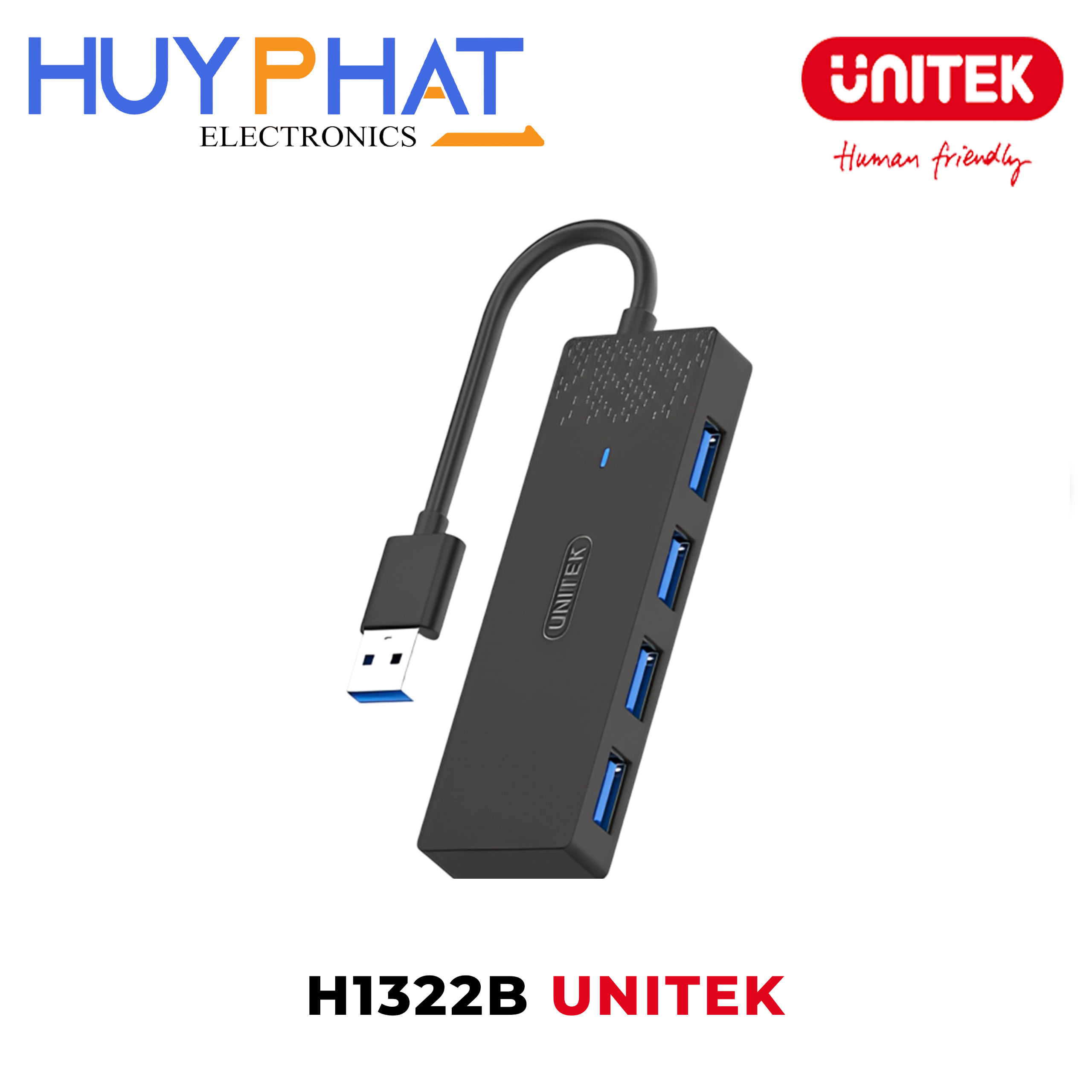 Hub chia 4 cổng USB 3.0 UNITEK H1322A