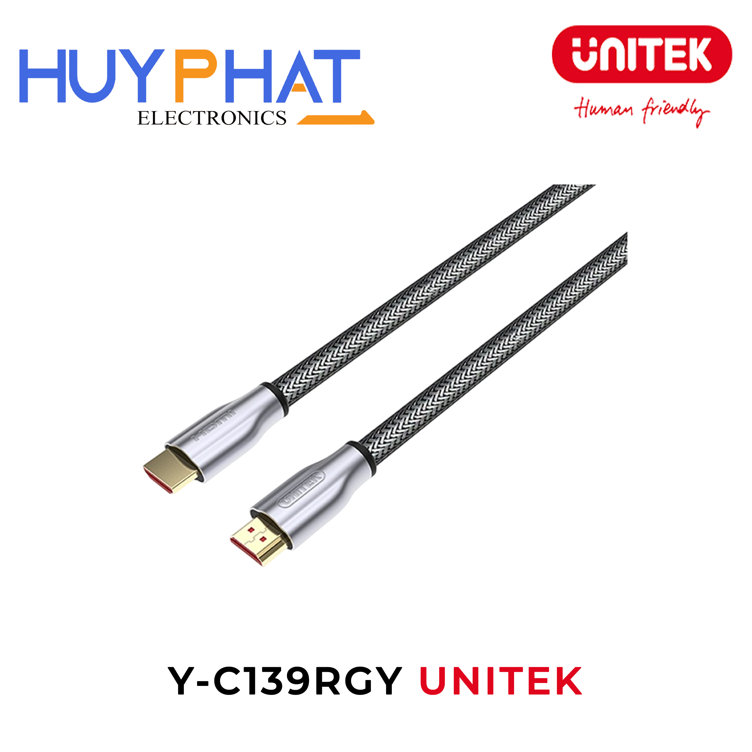 Cáp HDMI 2.0/4K - 3m UNITEK Y-C139RGY