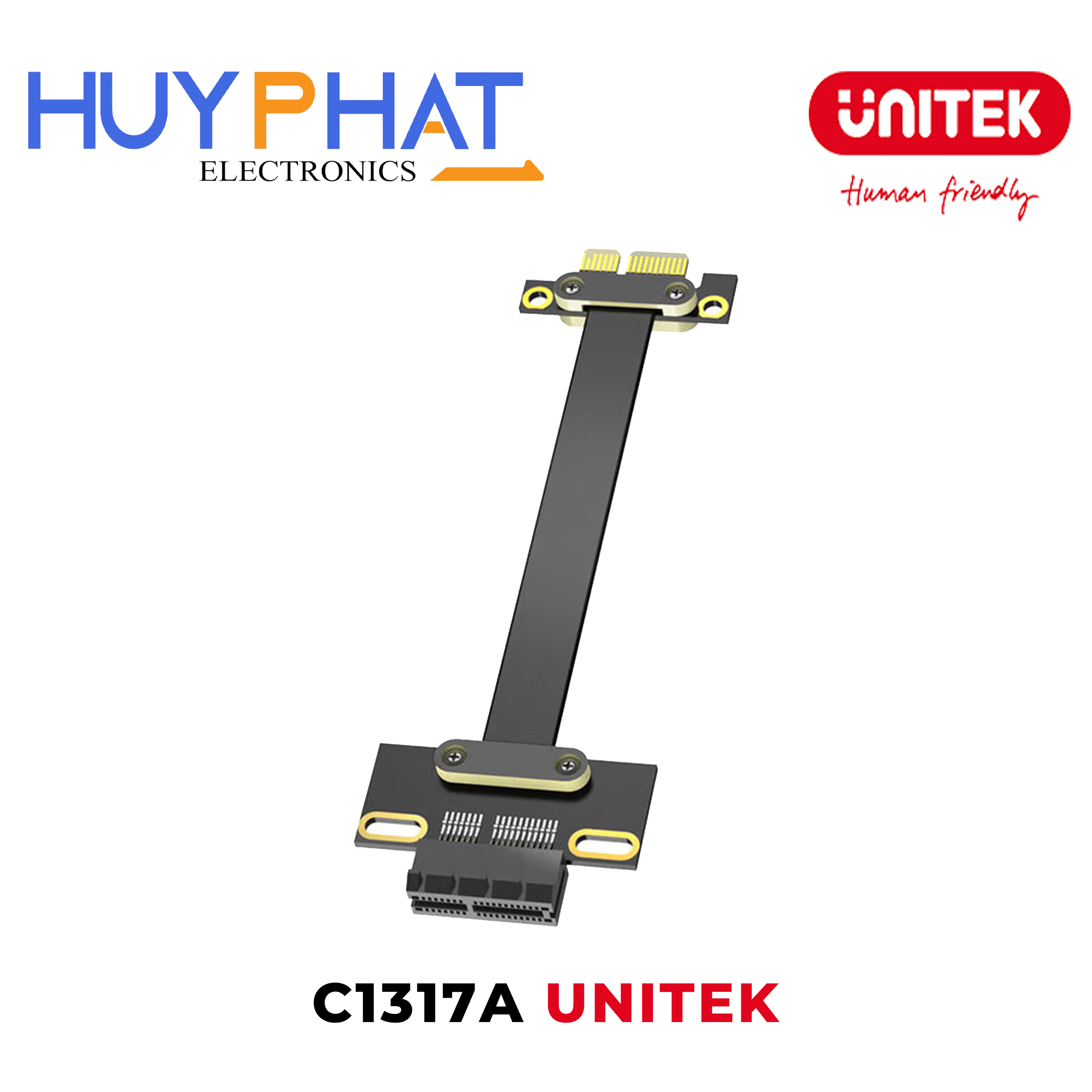 Cáp mở rộng PCI-E 3.0 X1 UNITEK C1317A-20CM