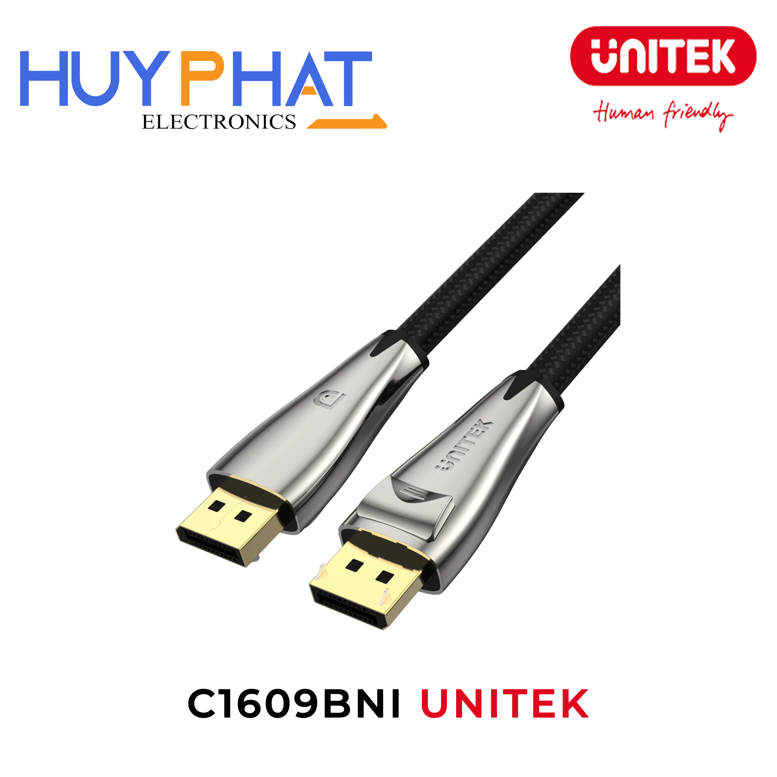 Cáp DisplayPort V1.4 3M UNITEK C1609BNI