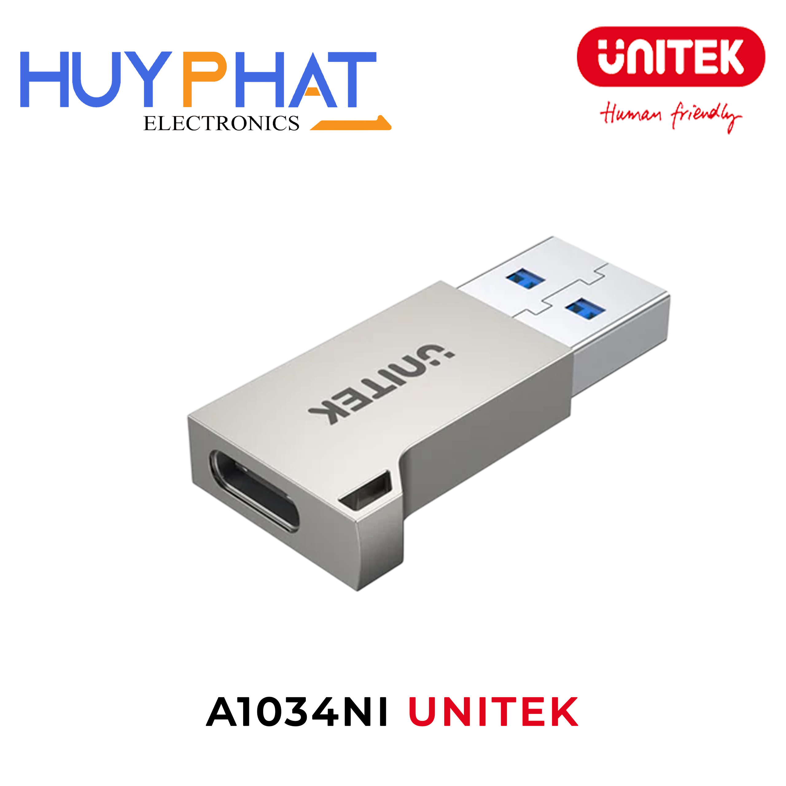 Đầu đổi USB 3.0 -> Type-C UNITEK A1034NI