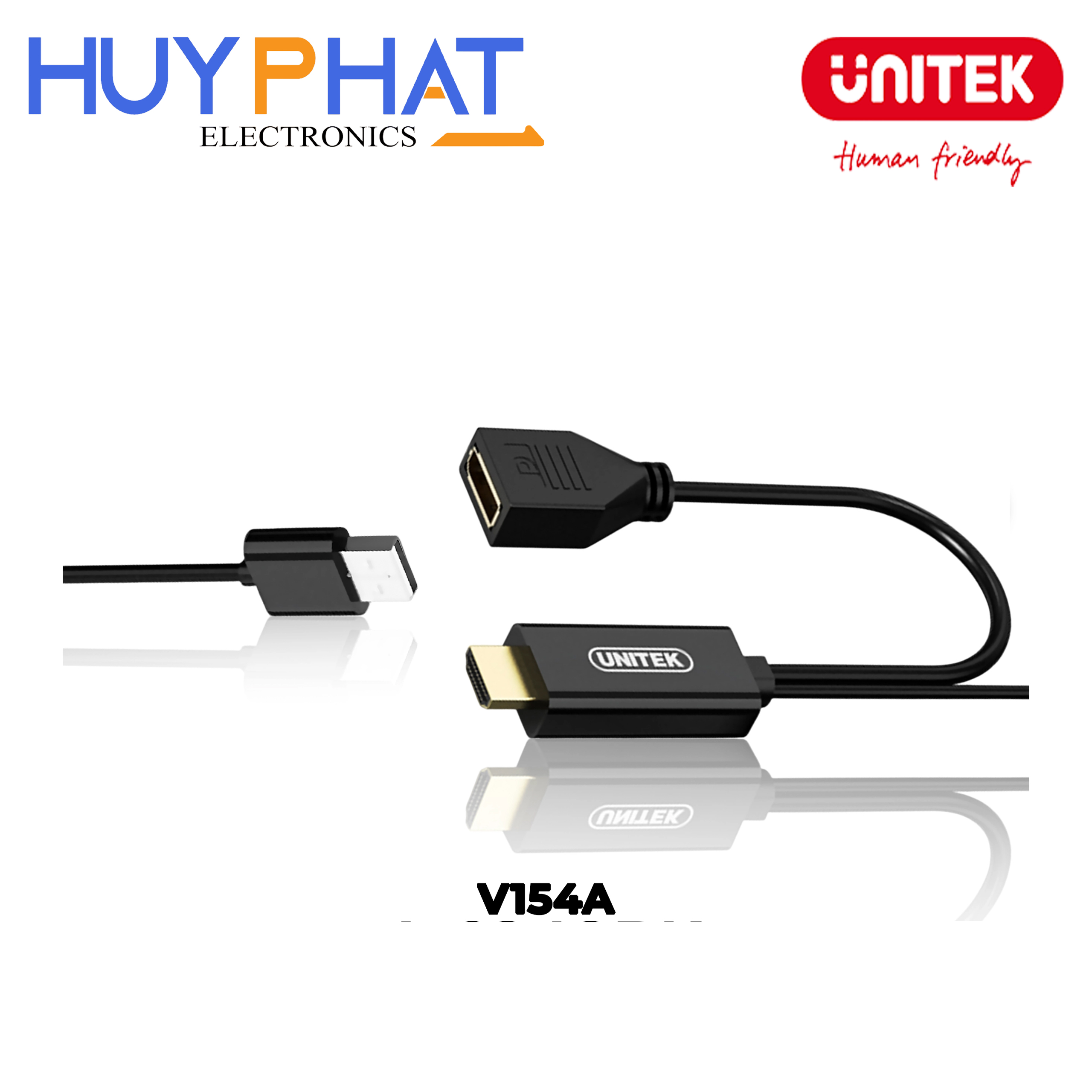 Cáp chuyển đổi HDMI -> DP 4K@60Hz UNITEK V154A