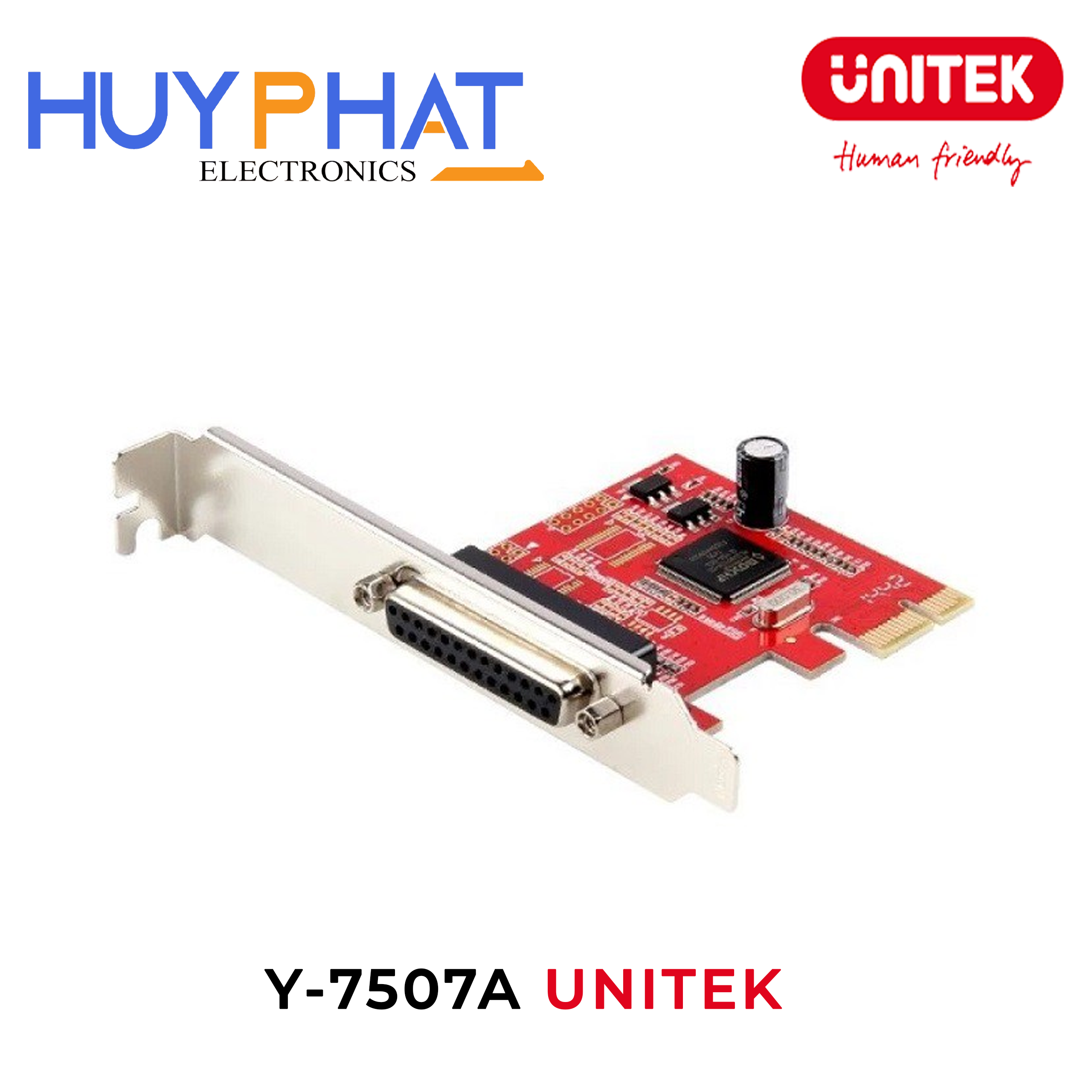 Card PCI-E cổng LPT UNITEK Y-7507A