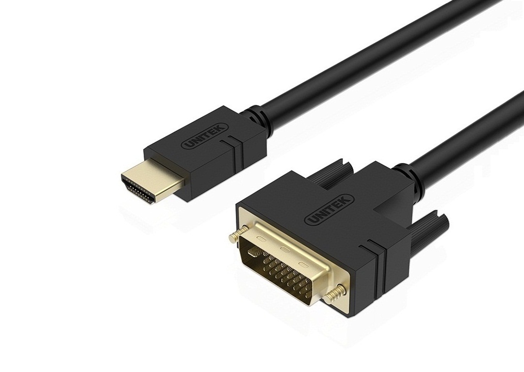 Cáp HDMI -> DVI 24+1 UNITEK Y-C217A