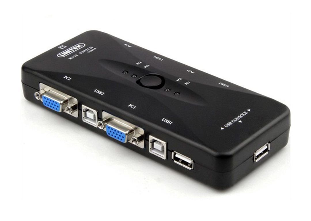 Bộ Chuyển Đổi KVM USB 4 Cổng 1 Màn Hình UNITEK U-8710