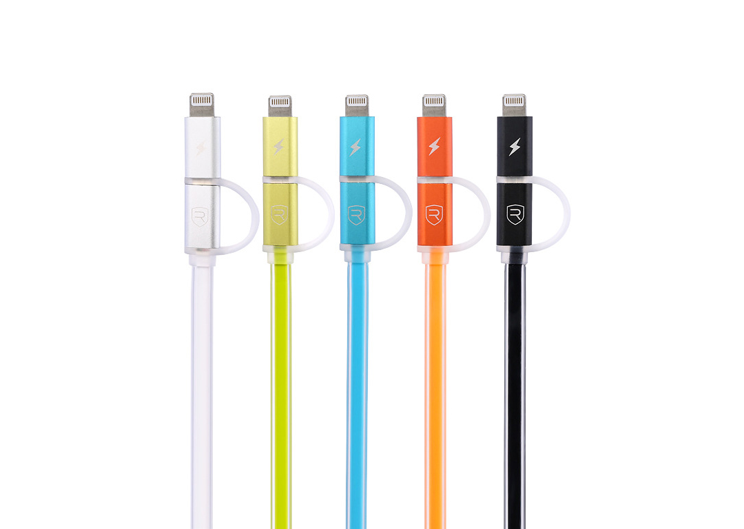 Cáp sạc iPhone 6 + Micro USB REMAX AURORA