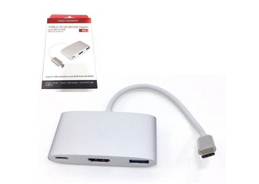 CÁP TYPE-C -> HDMI 4K + USB 3.0 (OT-9525)