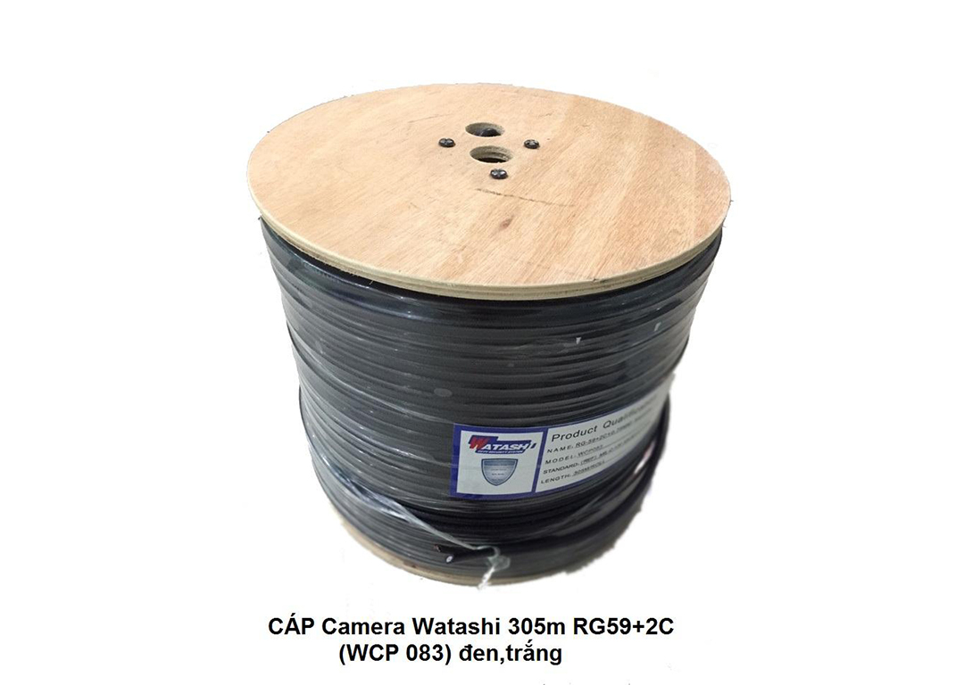 Cáp Cuộn Camera RG6+2C 305m WATASHI WCP083