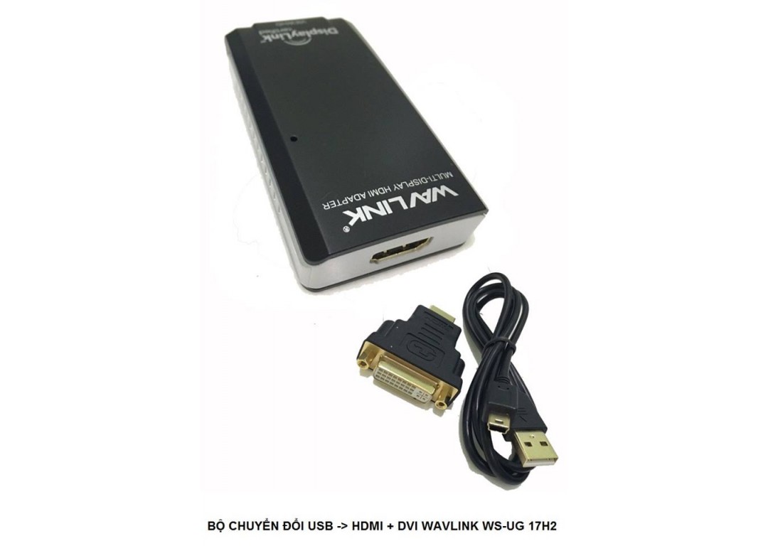 CÁP USB 2.0 -> HDMI + DVI 24+5 WAVLINK (WS-UG17H2)